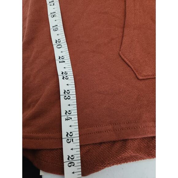 Panhandle 1/4 Sweatshirt sz XXL orange Aztec Southwestern Boho Cowgirl pocket - Picture 8 of 8